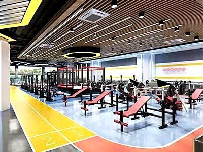 <b>广州体育俱乐部健身房设计图</b>